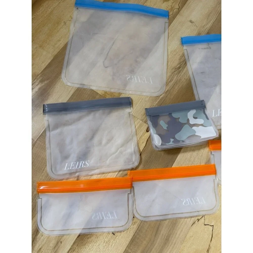 LEIRS lot of reusable plastic storage bags